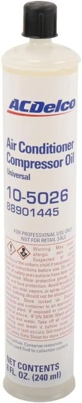 10-5026 ACDELCO Air Conditioner Compressor Pag Oil Bottle