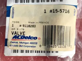 15-5716 ACDELCO Compressor Relief Valve Ion Gm Saturn Aura #3