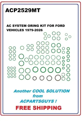 Acpartsguys.com 2529mt Direct-fit A/c System Seal Parts Kit For Ford Econoline Garter Springs And Orings