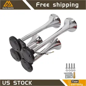 ML1073448LE ANTUKO Trumpet Air Horn Train Semi Boat Rv Loud