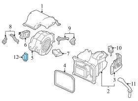4B0907659A AUDI Air Sensor A3 A4 A6 A8 Allroad #3