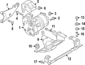4KE-820-196-K AUDI Lower Bracket