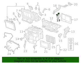 4M0-898-037-B AUDI Tube Retainer Kit #2