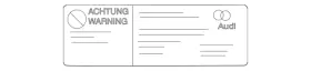 80A-010-515-D AUDI Label