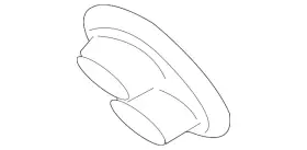 Audi 8k0-819-345-h Genuine Hvac Heater Hose Grommet
