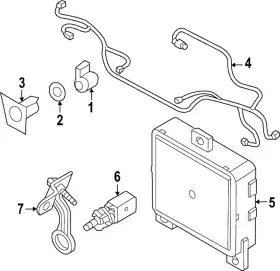 8K0-820-536-E AUDI Sensor Bracket