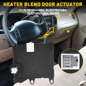 FMZXQ-F150-97-04 AUXITO Heater Blend Door Actuator F250 Ford