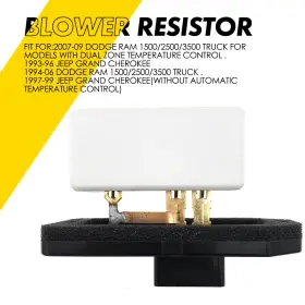 XPD-GFJ-19844 AUXITO Blower Heater Motor Fan Resistor Xh Jeep
