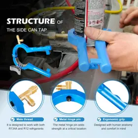AVE00624 AVENUEUE Tap Air Conditioning Ac Hvac Manifold Oils #3