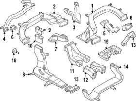 64-22-5-A1A-425 BMW Defroster Duct Adapter 64-22-5-A1A-425 BMW Defroster Duct Adapter