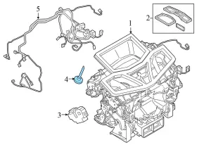 64116929095 BMW Climate Control Sensor 528XI #3