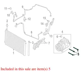 64550392602 BMW Compressor Bolt 335I