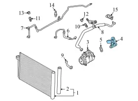 64557574833 BMW Ac Compressor Mount 550I #3