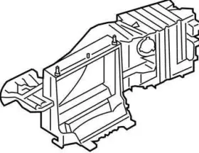 528I BMW Ac Evaporator Housing