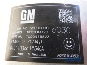ID-60006030 BUICK Gx Ac Compressor Encore #2
