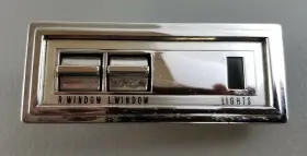 9706801 CADILLAC Fleetwood Rear Window Divider Light Switch #2