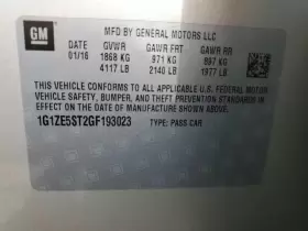 655-02762 CHEVROLET Temperature Control Heated Seat Malibu