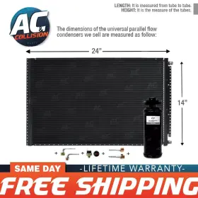 CNFP1324KT CLIMAPARTS Condenser Parallel Flow Receiver Drier
