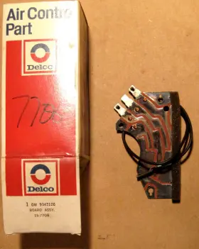 Delco 9343126 Circuit Board Assembly 1976 1977 Chevrolet And Gmc Truck Gm Part # Oem