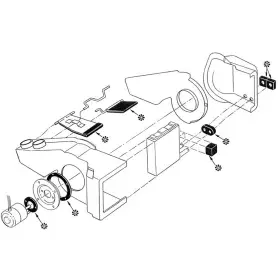 TR18565B DENNIS CARPENTER Air Heater Seal Kit Ford