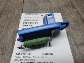 685.FD1F03 FORD Heater Ac Ballast Resistor Focus