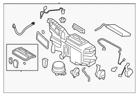 CT4Z-19B555-G FORD Evaporator Edge