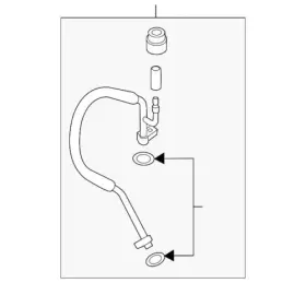FR3Z-19D742-D FORD Air Conditioning Refrigerant Hose Mustang