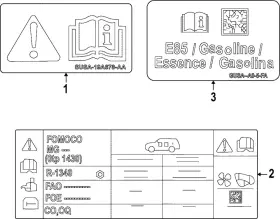 L1MZ-1503050-D FORD Ac Label