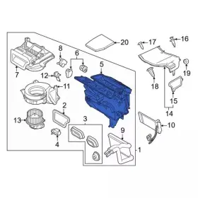 LK4Z-18A484-E FORD Evaporator