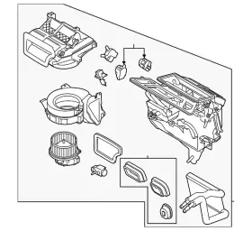 LK4Z-19B555-L FORD Ac Heater