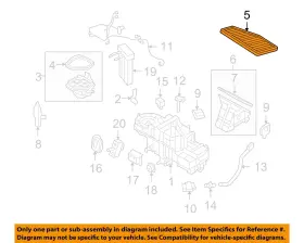 8L8Z19N619B FORD OEM Evaporator Filter Escape