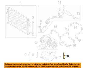 W704693S442 FORD OEM Condenser Ac Compressor Line Mount Bolt