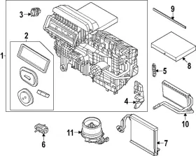 PZ1Z-19B555-E FORD Ac Heater