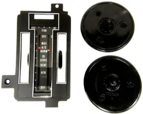 453011 FULL THROTTLE CORVETTE Heater Reface Faceplate Air Kit