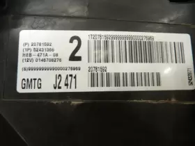 20781592 GENERAL MOTORS Rear Heater Air Conditioner Hvac #3
