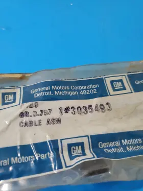 3035493 GENERAL MOTORS Nos Body Heater Control Cable Gm