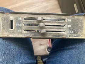 3979700 GENERAL MOTORS Heater Vent Control Panel Chevrolets