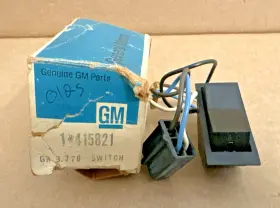415821 GENERAL MOTORS Nos Rear Window Defogger Switch Gm