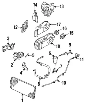03544038 GM Compressor Mount Bracket