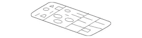 84167718 GM Air Conditioning Refrigerant Warning Label