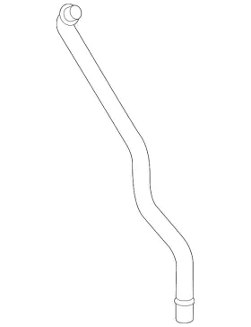 23169584 GM GENUINE PARTS Heater Core Outlet Tube