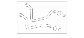 95018088 GM GENUINE PARTS Heater Core Tube Kit