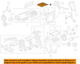 13356914 GM OEM Evaporator Heater Filter Cruze