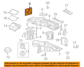 19257782 GM OEM Evaporator Heater Filter 1500 Avalanche