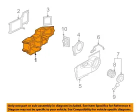 52486375 GM OEM Blower Motor Fan Rear 1500