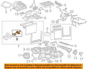 84104355 GM OEM Evaporator Heater Expansion Valve 1500 Sierra