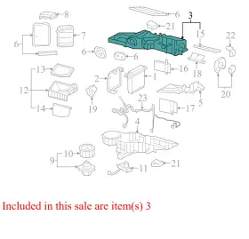 23160972 GMC Hvac Unit 1500 Sierra