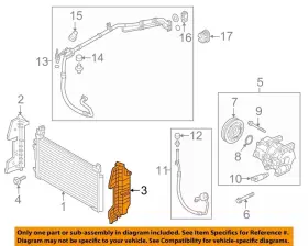 29136C2300 HYUNDAI OEM Condenser Compressor Lines Air Sonata