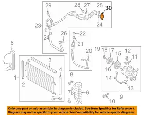 97626M6000 HYUNDAI OEM Air Conditioner Heater Expansion Valve