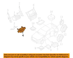 28396CG005 INFINITI Temperature Control Navigation Fx FX35 #3
